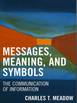 cover image of Messages, Meanings and Symbols